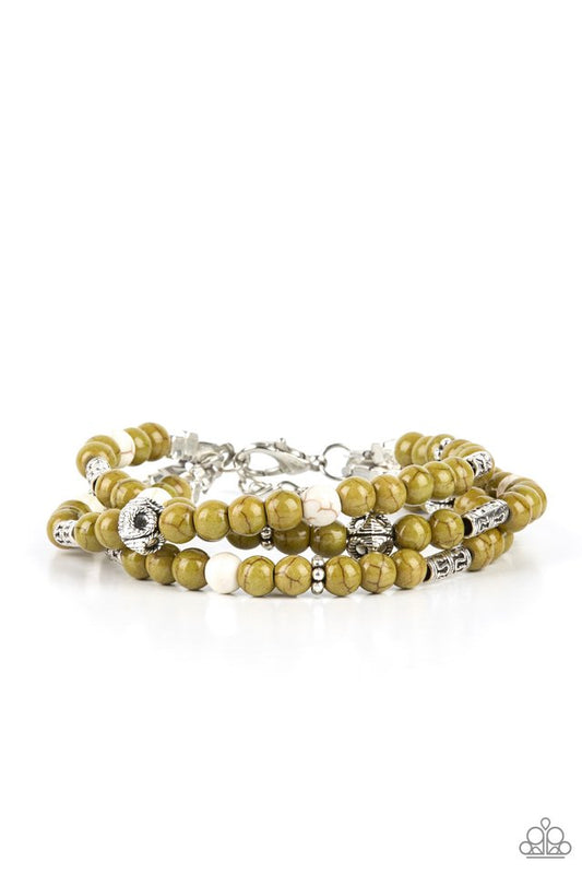 Desert Decorum - Green - Paparazzi Bracelet Image