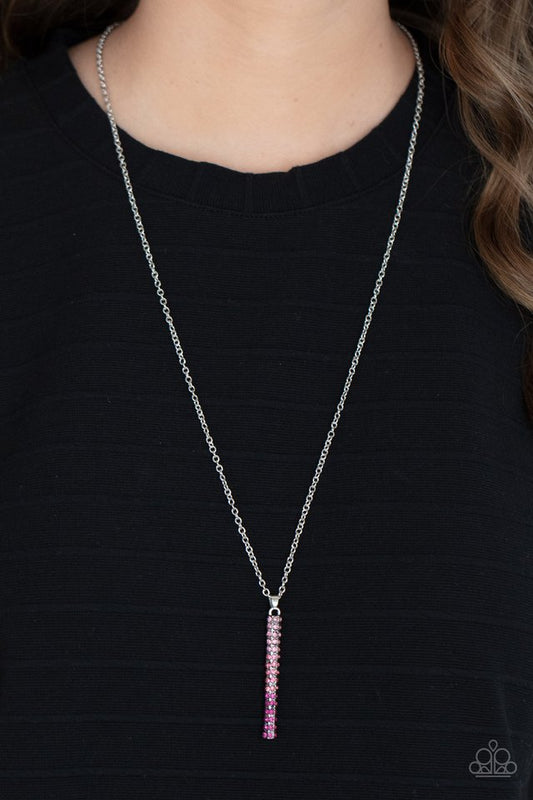 Tower Of Transcendence - Pink - Paparazzi Necklace Image