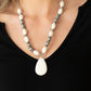 ​​Blazing Saddles - White - Paparazzi Necklace Image