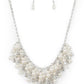 Champagne Dreams - White - Paparazzi Necklace Image