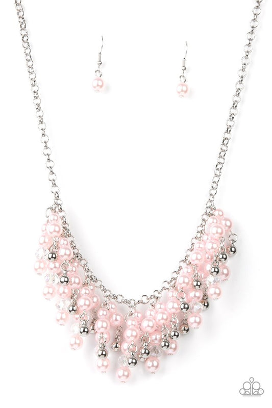 ​Champagne Dreams - Pink - Paparazzi Necklace Image