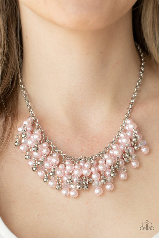 ​Champagne Dreams - Pink - Paparazzi Necklace Image