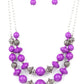 Upscale Chic - Purple - Paparazzi Necklace Image