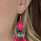Prairie Flirt - Pink - Paparazzi Earring Image