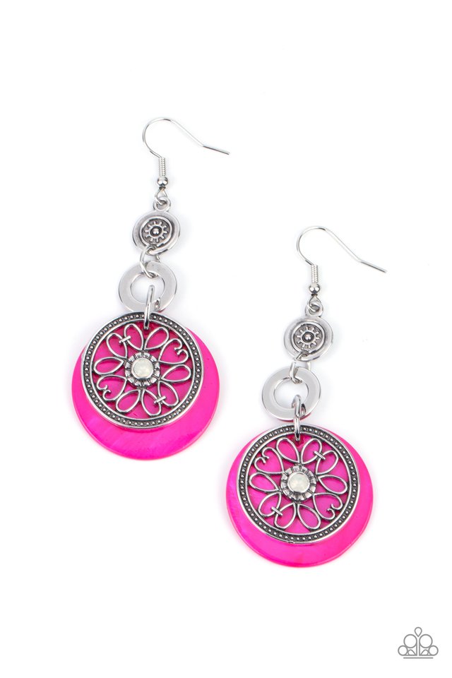 Royal Marina​ - Pink - Paparazzi Earring Image