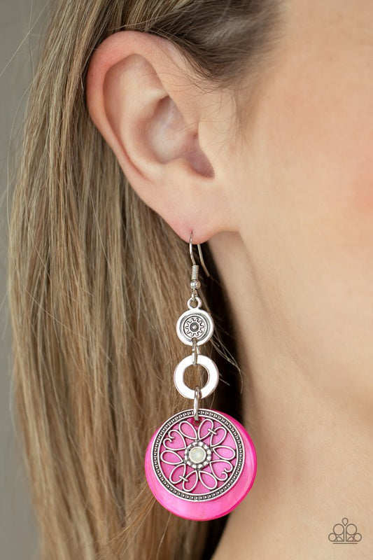 Royal Marina​ - Pink - Paparazzi Earring Image