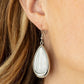 A World To SEER - White - Paparazzi Earring Image