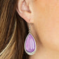 A World To SEER - Purple - Paparazzi Earring Image