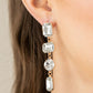 ​Cosmic Heiress - Gold - Paparazzi Earring Image