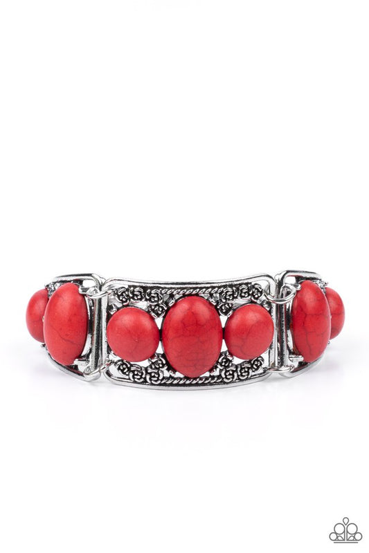 Southern Splendor - Red - Paparazzi Bracelet Image