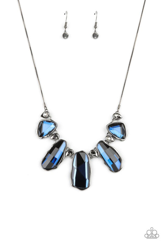 Cosmic Cocktail - Blue - Paparazzi Necklace Image