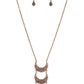 Half-Moon Child - Copper - Paparazzi Necklace Image