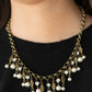 Cosmopolitan Couture - Brass - Paparazzi Necklace Image