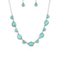 Heavenly Teardrops - Blue - Paparazzi Necklace Image