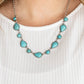 Heavenly Teardrops - Blue - Paparazzi Necklace Image