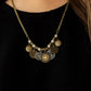 To Coin A Phrase - Brass - Paparazzi Necklace Image