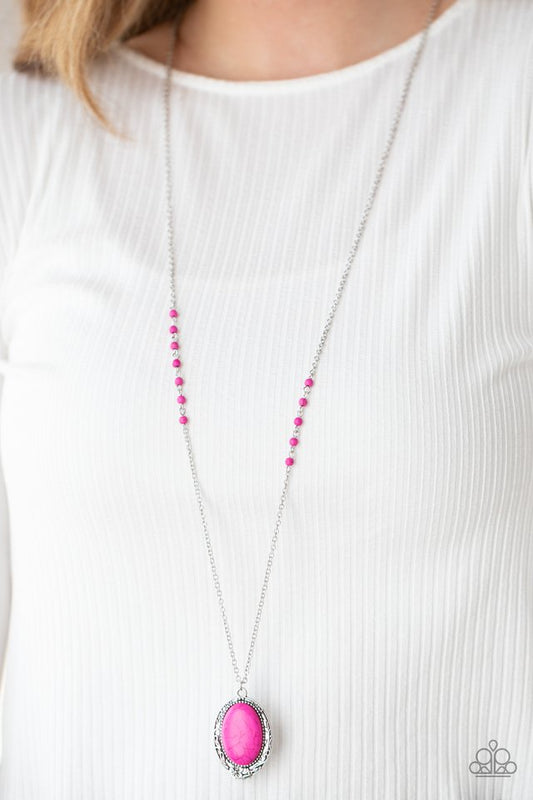 ​Plateau Paradise - Pink - Paparazzi Necklace Image