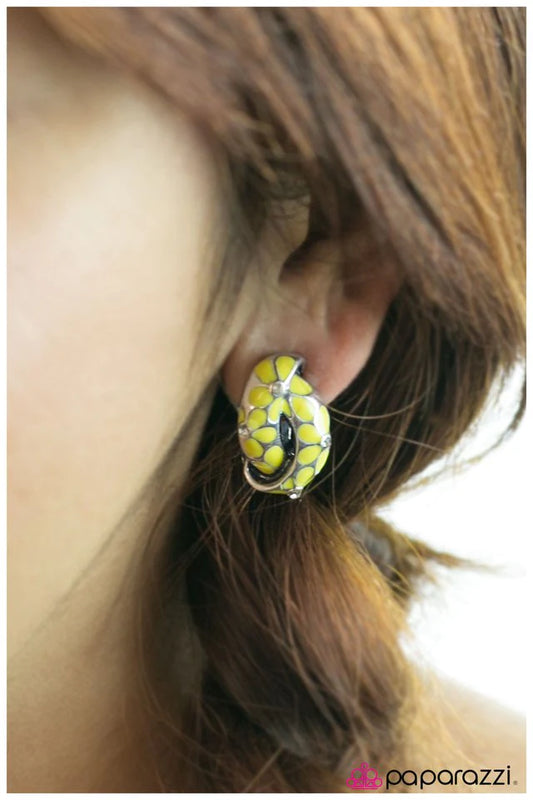 Paparazzi Earring ~ Bittersweet - Yellow