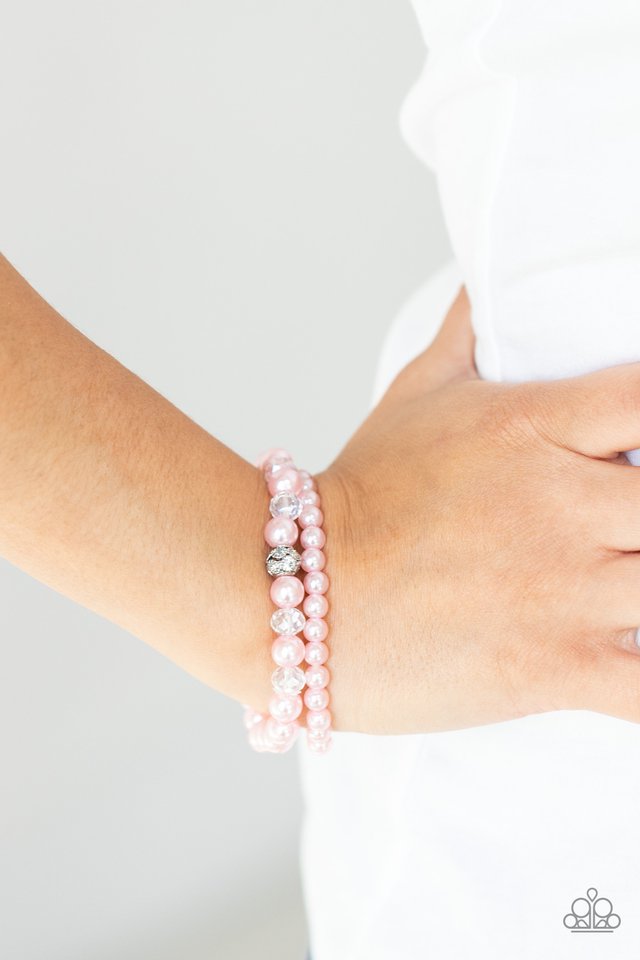 Cotton Candy Dreams - Pink - Paparazzi Bracelet Image