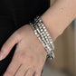 Metro Materials - Silver - Paparazzi Bracelet Image