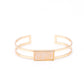 Remarkably Cute and Resolute - Gold - Paparazzi Bracelet Image