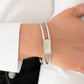 Remarkably Cute and Resolute - White - Paparazzi Bracelet Image