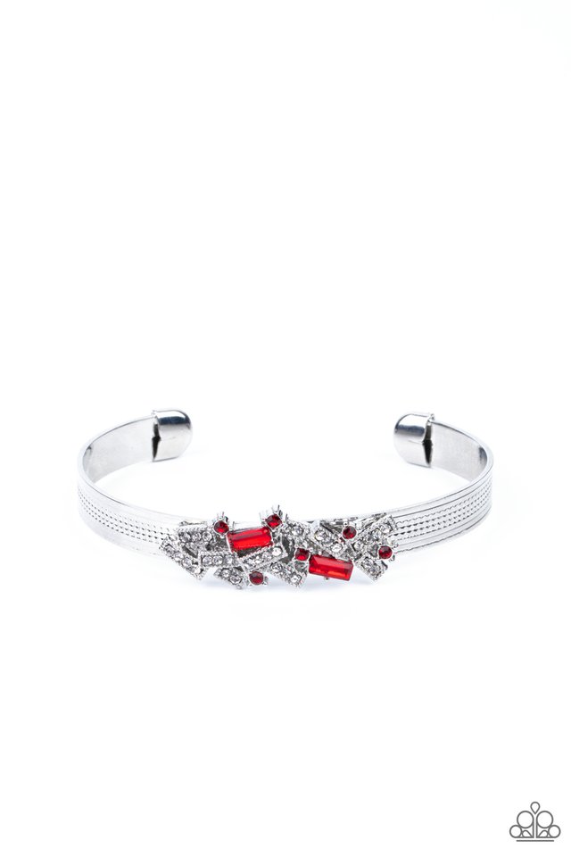 A Chic Clique - Red - Paparazzi Bracelet Image