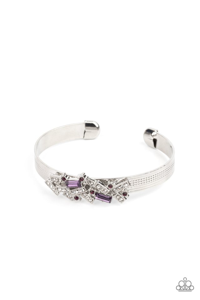 ​A Chic Clique - Purple - Paparazzi Bracelet Image