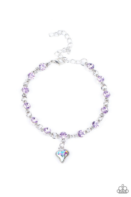 Sweet Sixteen - Purple - Paparazzi Bracelet Image