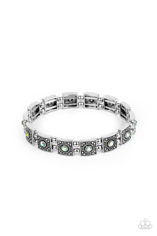 ​Cosmic Conquest - Green - Paparazzi Bracelet Image