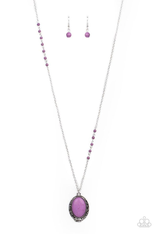 ​Plateau Paradise - Purple - Paparazzi Necklace Image