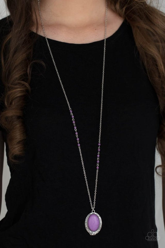 ​Plateau Paradise - Purple - Paparazzi Necklace Image
