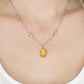 Romantic Rendezvous - Yellow - Paparazzi Necklace Image