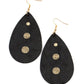 ​Rustic Torrent - Black - Paparazzi Earring Image