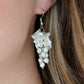 ​Bountiful Bouquets - White - Paparazzi Earring Image