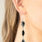 ​Test of TIMELESS - Black - Paparazzi Earring Image