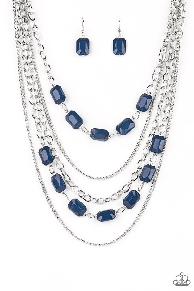 ​Standout Strands - Blue - Paparazzi Necklace Image