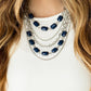 ​Standout Strands - Blue - Paparazzi Necklace Image