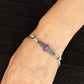 Stone Scrolls - Purple - Paparazzi Bracelet Image