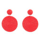 ​Circulate The Room - Red - Paparazzi Earring Image