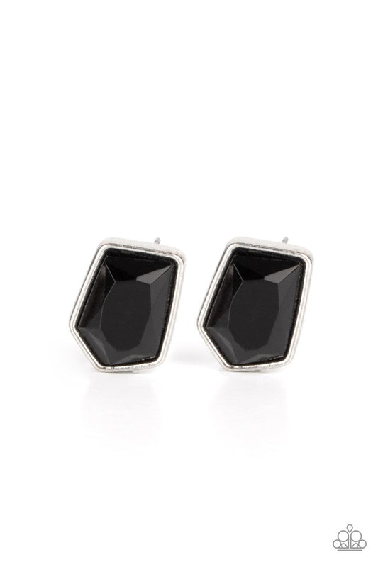 ​Indulge Me - Black - Paparazzi Earring Image