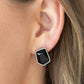 ​Indulge Me - Black - Paparazzi Earring Image