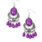 ​Prairie Flirt - Purple - Paparazzi Earring Image