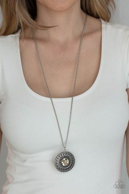 Aztec Apex - Brown - Paparazzi Necklace Image