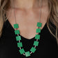 ​Hello, Material Girl - Green - Paparazzi Necklace Image