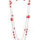 ​​Day Trip Delights - Red - Paparazzi Necklace Image
