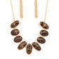 Elliptical Episode - Brown - Paparazzi Necklace Image