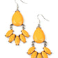 ​​POWERHOUSE Call - Orange - Paparazzi Earring Image