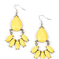 POWERHOUSE Call - Yellow - Paparazzi Earring Image