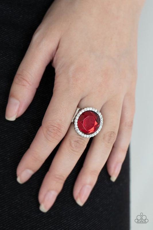 Crown Culture - Red - Paparazzi Ring Image